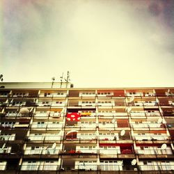 Low angle view of building against sky