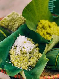 Close-up of food on table