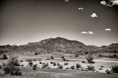 Scenic view of mountains