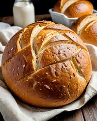Close-up of bread on table