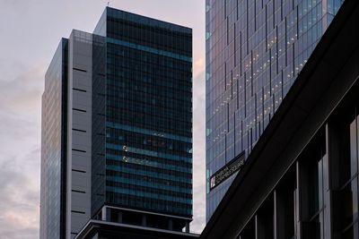 Low angle view of modern building