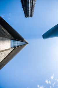 Low angle view of buildings against sky