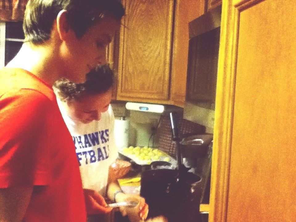 Cooking with Him