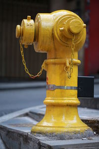 Close-up of fire hydrant