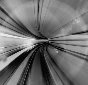 Illuminated tunnel