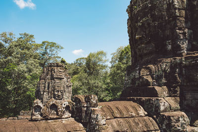 Exterior of temple against sky