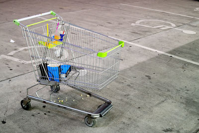 Abandoned shopping trolley