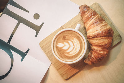 Close-up of bread on table