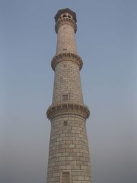 Low angle view of monument against clear sky