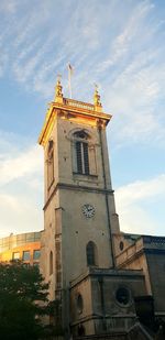 Low angle view of building against sky