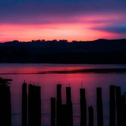 Scenic view of sky at sunset