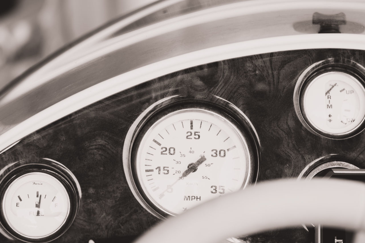 Boat dashboard