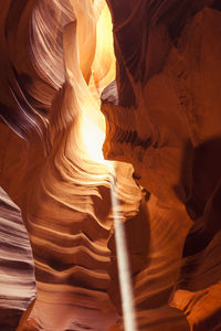 Sandstone at antelope canyon