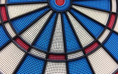 Full frame shot of dart board