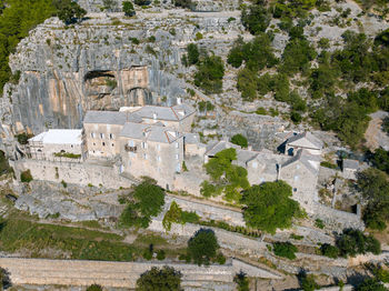 View of rock formations