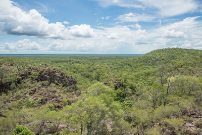 Scenic view of landscape against sky