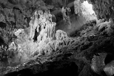Scenic view of rocky mountains