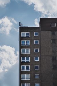 Low angle view of building against sky