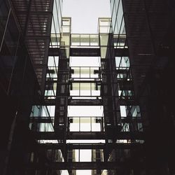 Low angle view of modern building