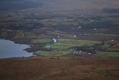 Scenic view of agricultural landscape