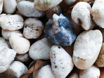 Full frame shot of pebbles