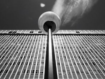 Low angle view of cityscape against sky