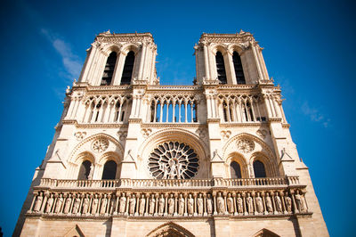 Low angle view of church against sky