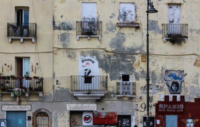 Full frame shot of old building