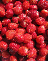 Full frame shot of strawberries