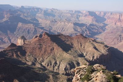 Panoramic view of mountains against sky