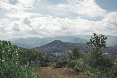 Scenic view of landscape against sky