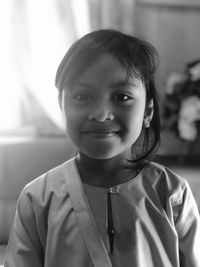 Portrait of smiling girl