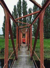 Footbridge over a river