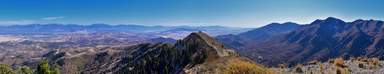 Butterfield canyon oquirrh rio tinto bingham copper mine, salt lake  fall. utah, united states.