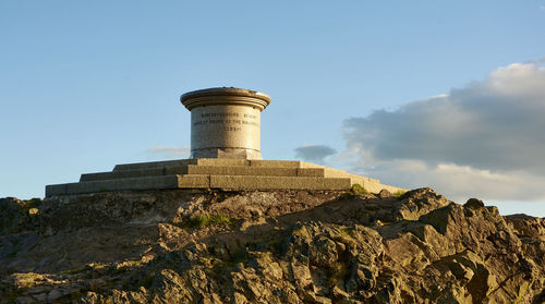 Low angle view of historical building