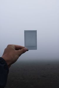 A polaroid of fog 