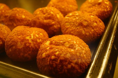 Close-up of bread in store