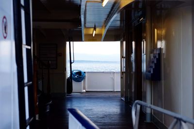 View of empty chair