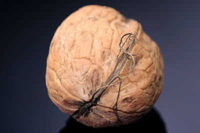 Close-up of apple against white background