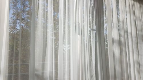 Full frame shot of snow covered window