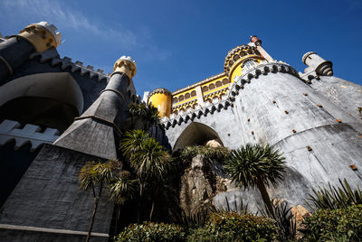 Low angle view of historical building