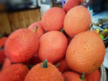 Close-up of fruits for sale in market