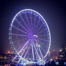 Ferris wheel at night