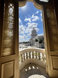 View from grand theater of havana at capitolio