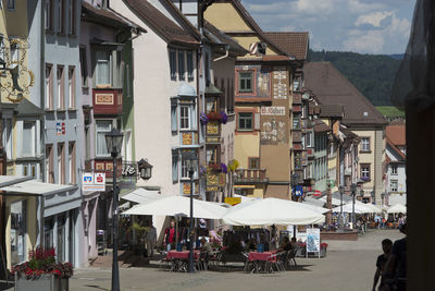 Buildings in residential district