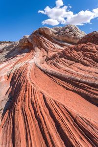 Close-up of a rock formation 