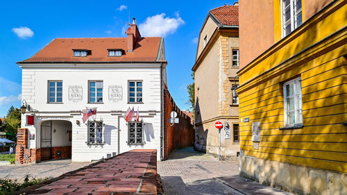 Street amidst buildings in city