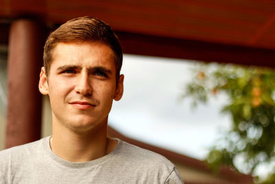 Portrait of young man