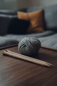 Close-up of stuffed toy on table