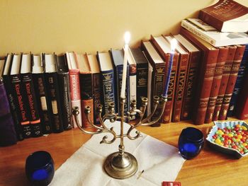 Full frame shot of objects on table